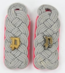 German WH Panzer Officer's Shoulderboards Set
