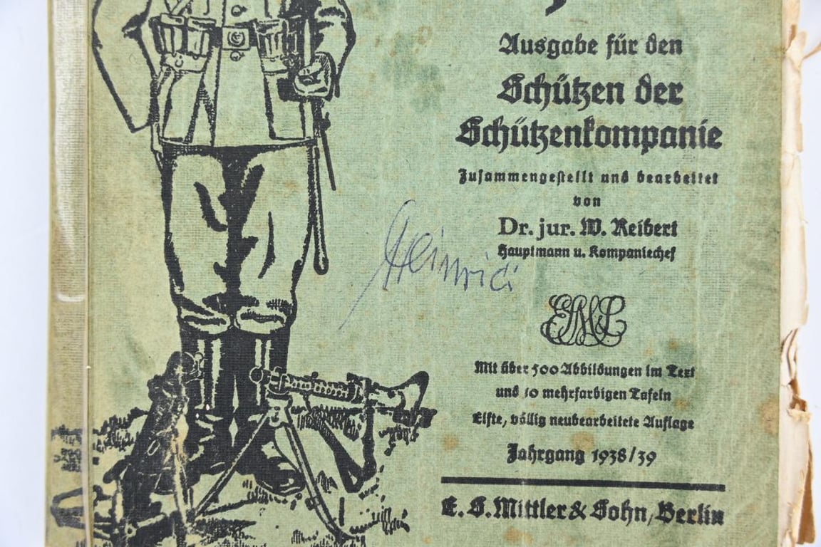 German WH Handbook "Reibert" Named to Knight's Cross Recipient 'Hans-Joachim Heinrici'