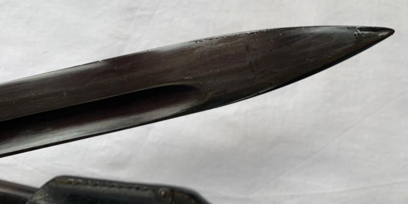 K98 Bayonet with Leather Frog 'matching numbers'