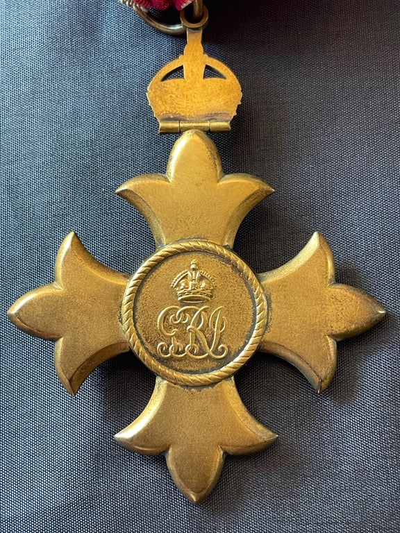 RARE NAMED EIIR CBE GROUPING WITH PHOTOGRAPHS TO FIRE CHIEF LONDON BRIGADE 1968