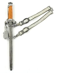 German WH Officer's Dagger with Hanger 'SMF Solingen'