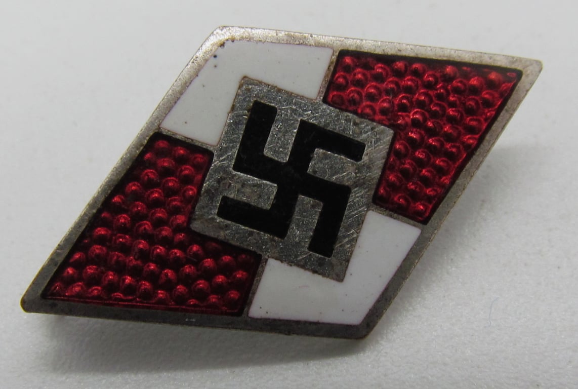 Hitler Youth Cap Badge by RZM M1/130