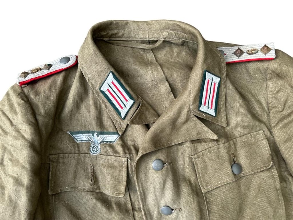 Wehrmacht Heer Tropical Artillery Officers M43 Tunic