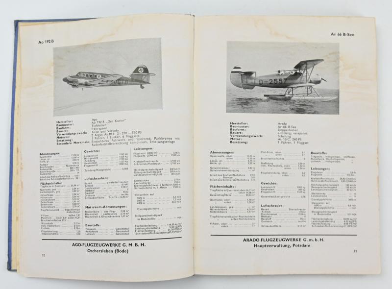 German LW Airplane Book
