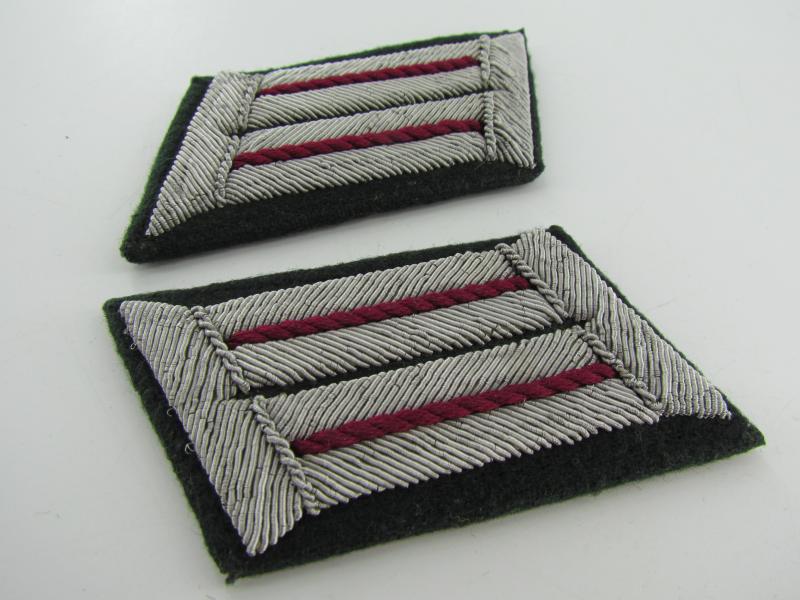 Wehrmacht Heer Nebelwerfer ( Smoke Troops ) Officers Collar Tabs