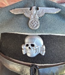 German Waffen-SS visor extra pictures