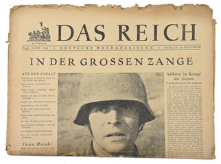 German Newspaper “Das Reich” October 1941