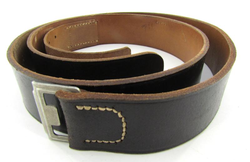 Leather equipment belt with rare catch ( Police )