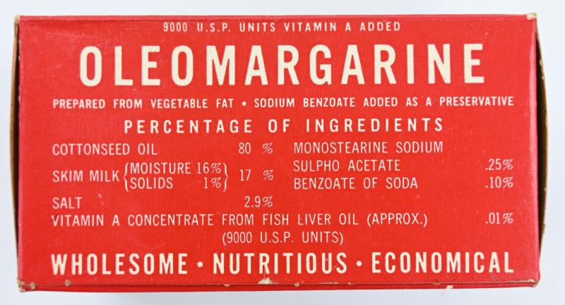 US WW2 Package of Margarine