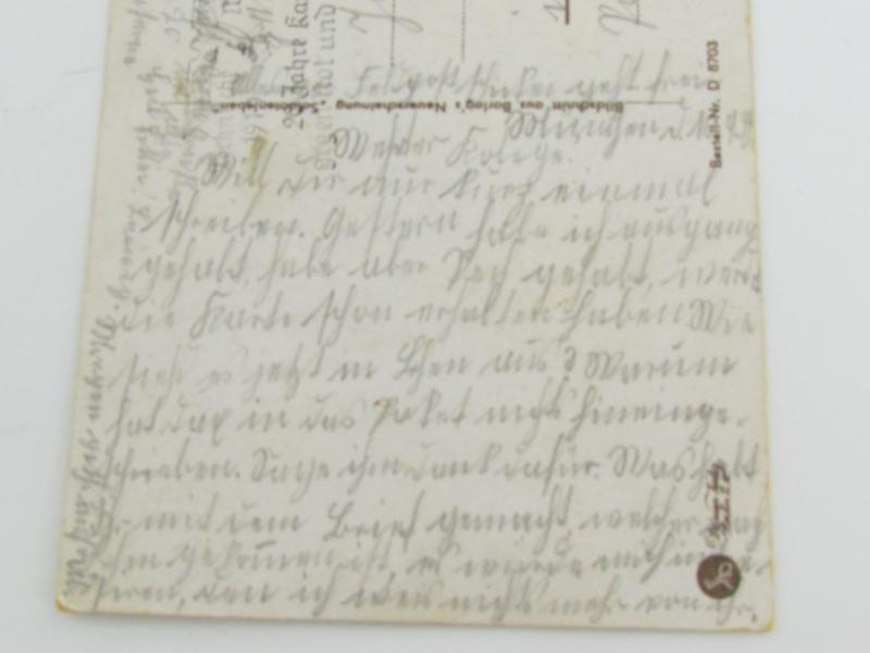 Third Reich era 'Barlog' Postcard