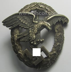 Superb, WH (Luftwaffe) 'Flugzeug-Beobachter-Abzeichen' (ie. observers'-war-badge) being a...