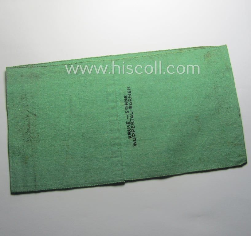 Rarely seen, DRP- (ie. 'Deutsche Reichspost'-) related armband entitled: 'Deutsche Reichspost' being of the 'entirely-woven'-type onto (typical) 'silk-like' cloth in a technique similar to the 'BeVo'-weave pattern