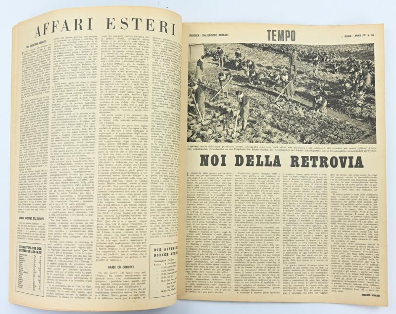 German/Italian Magazine 'Tempo' 1943