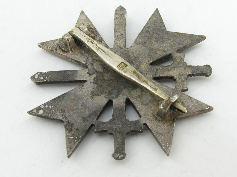 KVK 1.klasse (Kriegsverdienstkreuz 1. klasse mit Schwertern) Marked "21"