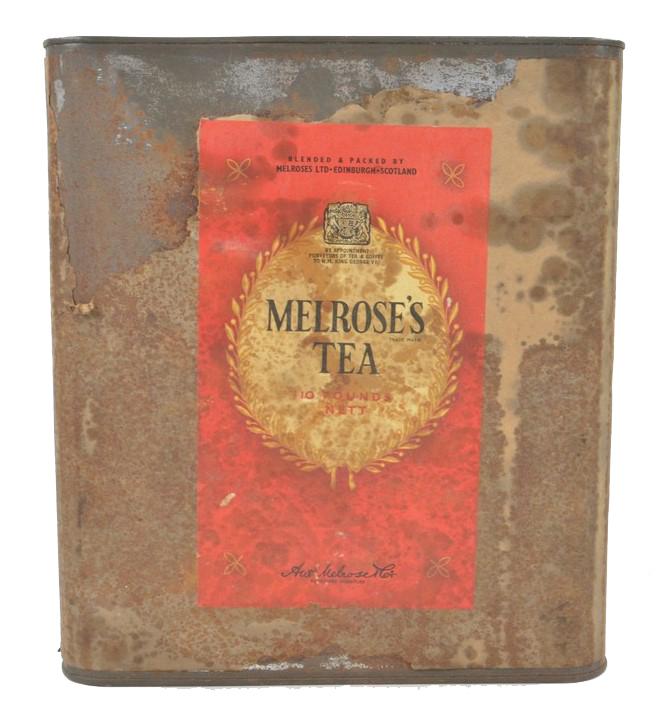 British WW2 Melrose's Tea Tin can