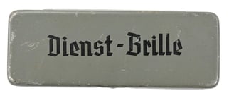 German WH Cased Service Glasses 'Panzer-Berge-Kompanie 7'
