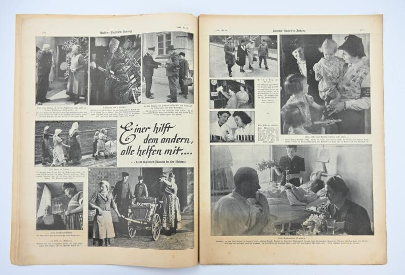 German Berliner Illustrierte Zeitung Newspaper 1940