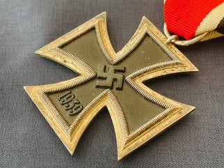 RARE WWII IRON CROSS 2RD CLASS RING STAMPED...
