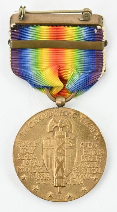 US WW1 Victory Medal with Clasp