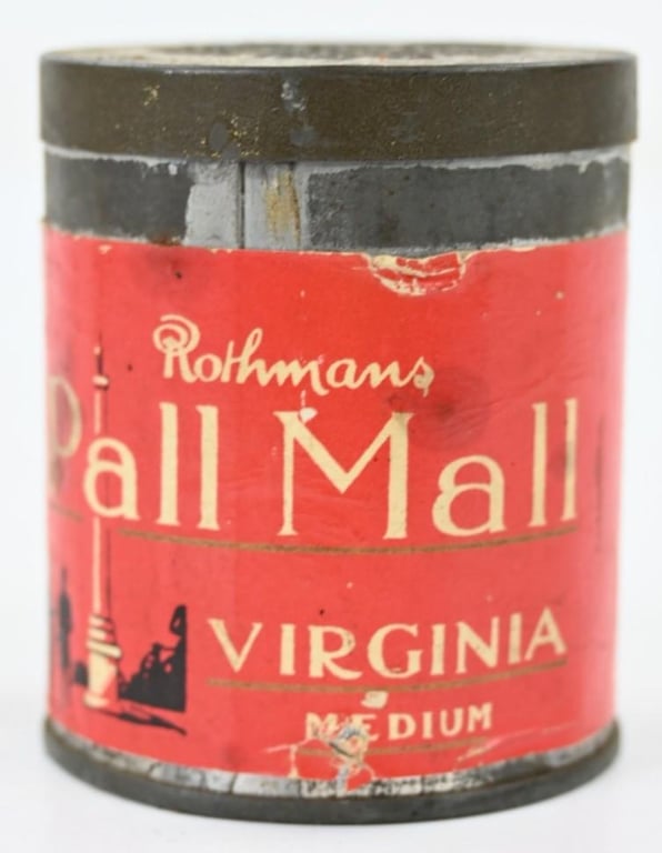 British WW2 Pall Mall Tin Can of Cigarets
