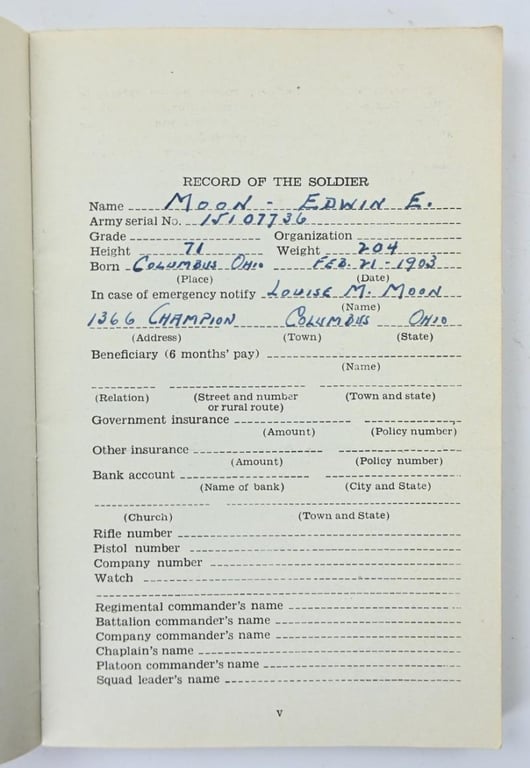 US WW2 Soldier's Handbook FM 21-100