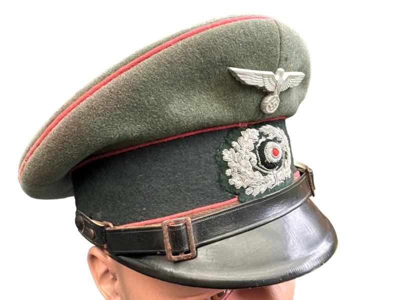 Wehrmacht Army (Heer) EM/NCO Panzer visor cap ‘Schirmmütze’