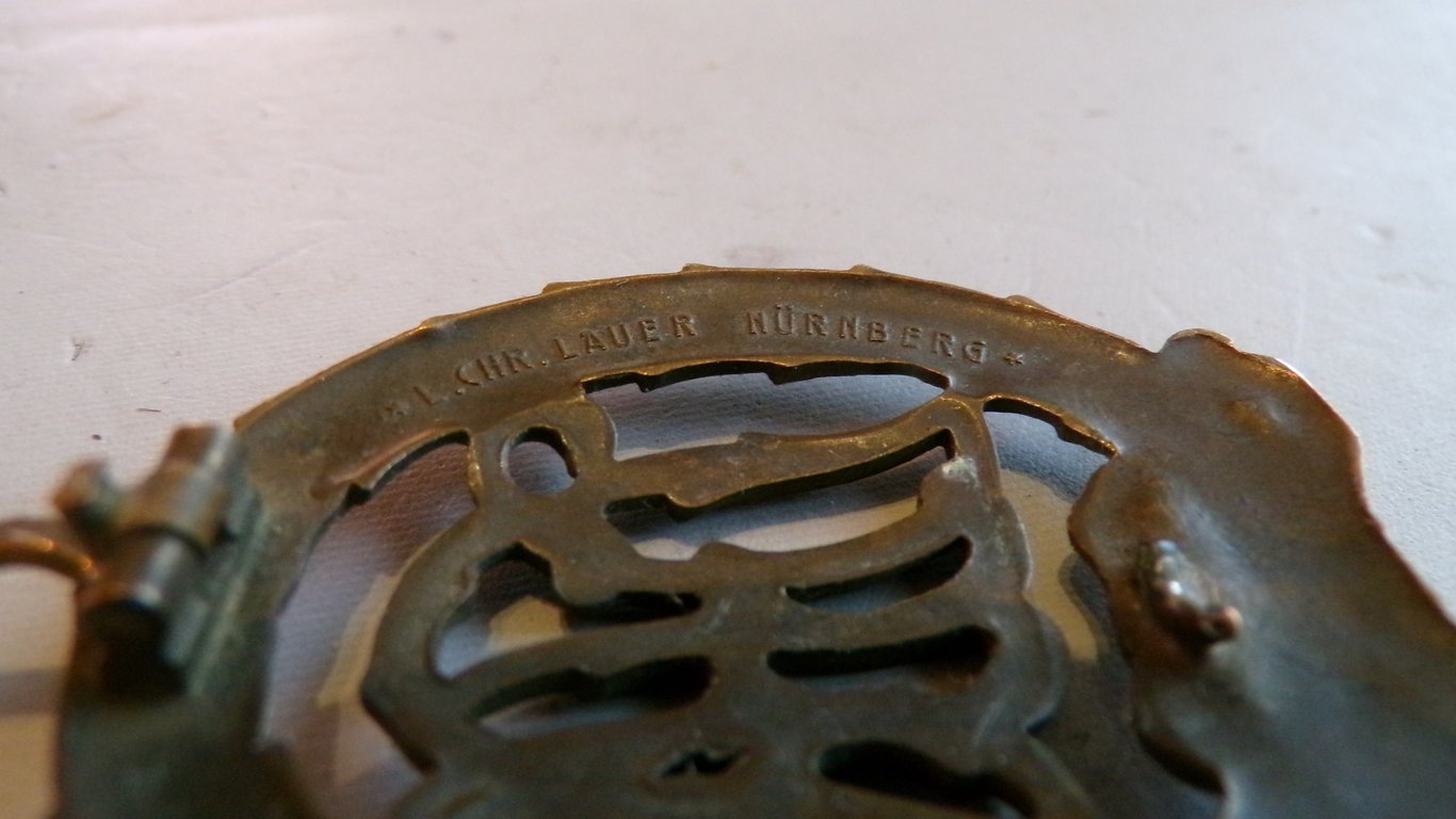 Deutsches Turn u Sportabz. 1919-1934 DRA in Bronze