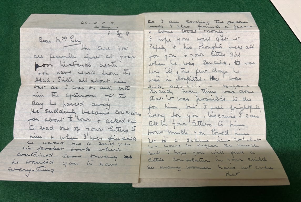 1919 Influenza Casualty Group-Bombardier F Rich