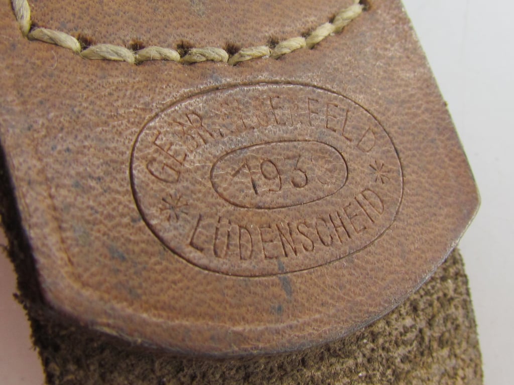 Wehrmacht (Heer) EM/NCO Aluminum Belt Buckle – Gebrüder Gloerfeld 1938