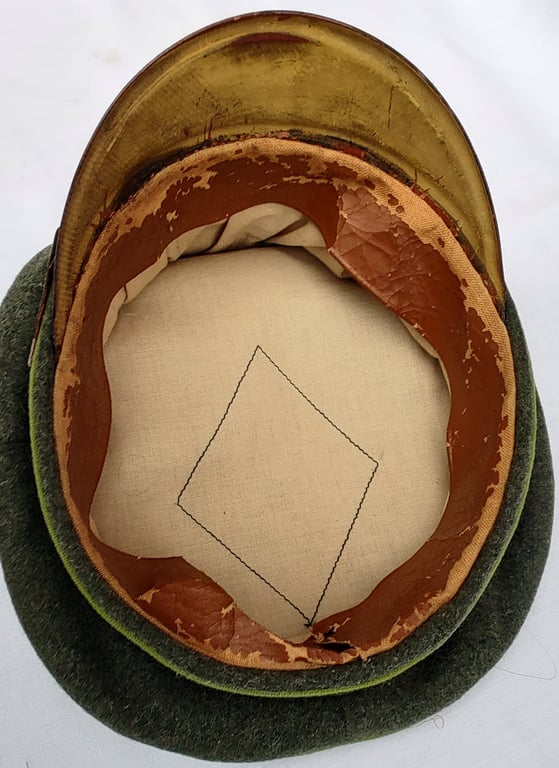 German WH NCO Visor Cap  (Schirmmütze)'Panzergrenadier'