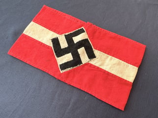 WWII GERMAN AUTHENTIC THIRD REICH HITLER YOUTH ARMBAND.