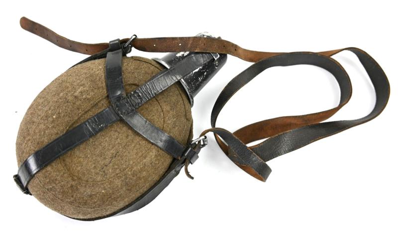 German WH Medic or GBJ Canteen with Carrying Strap
