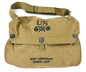 US WW2 Leightweight Service Mask Bag