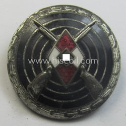 HJ ('Hitlerjugend'): 'HJ-Schiessauszeichnung für Scharfschützen' (maker-marked: 'RzM -...