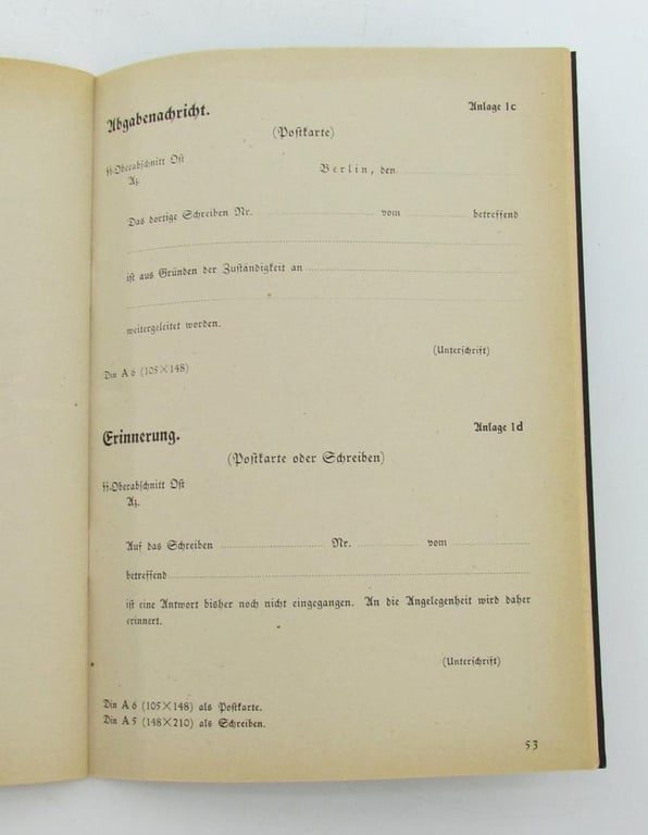 Extremely rare SS internal regulations booklet. ( 1938. nr 1 )