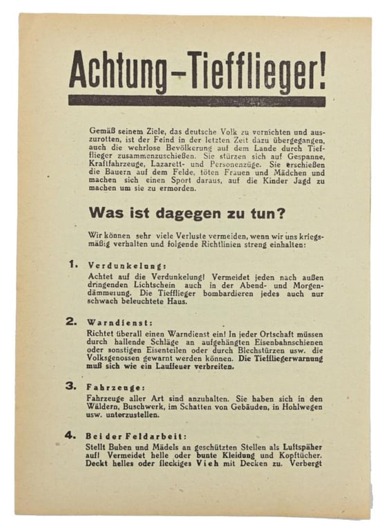 Allied WW2 Droppingsflyer 'Westfront/Ostfront'