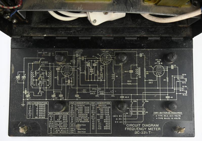 US WW2 BC-211-T Frequency Meter Set