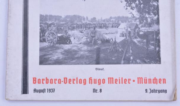 German WH Magazine 'Artilleristische Rundschau' 1937