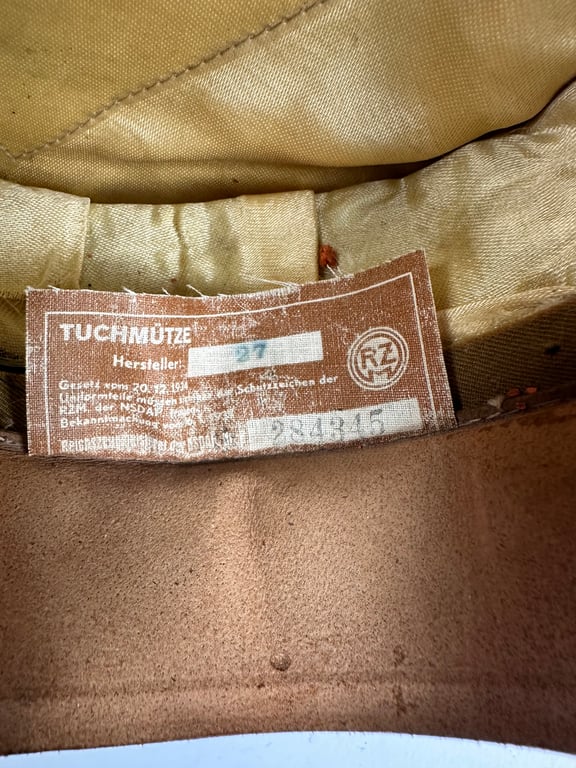 NSDAP Orts level visor cap