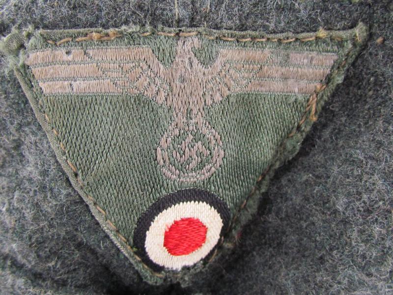 Heer M43 field cap in Italian wool ....RB numbered 1944