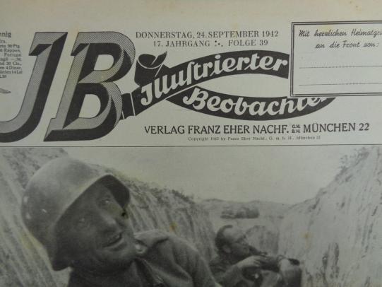 German Magazine “Illustrierter Beobachter 24 September 1942