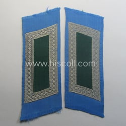 Pair of (entirely!) 'BeVo'-woven, NCO-pattern 'Ostvölker'-collar-tabs as was...