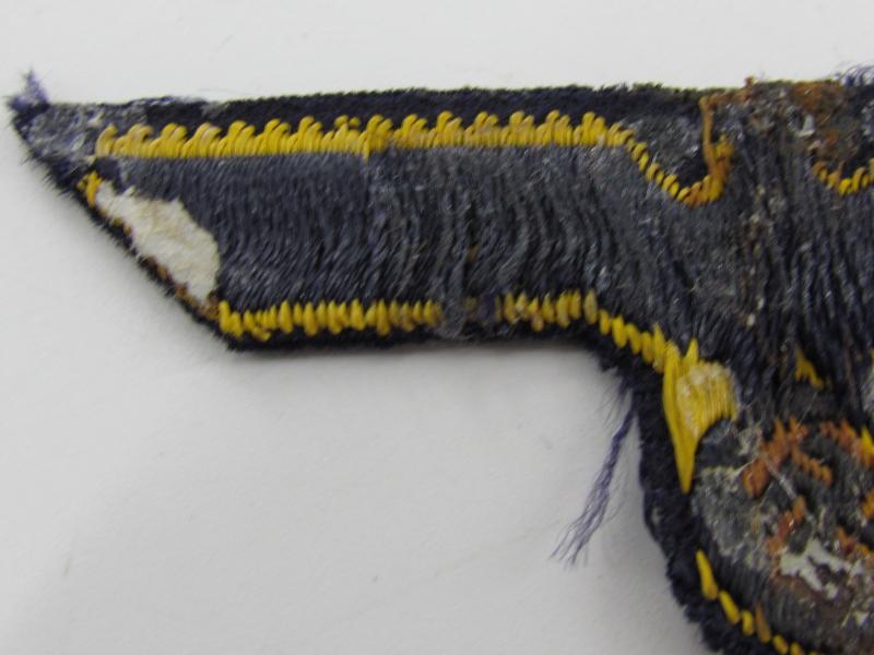 Kriegsmarine blue/gold ‘BeVo’ cap eagle