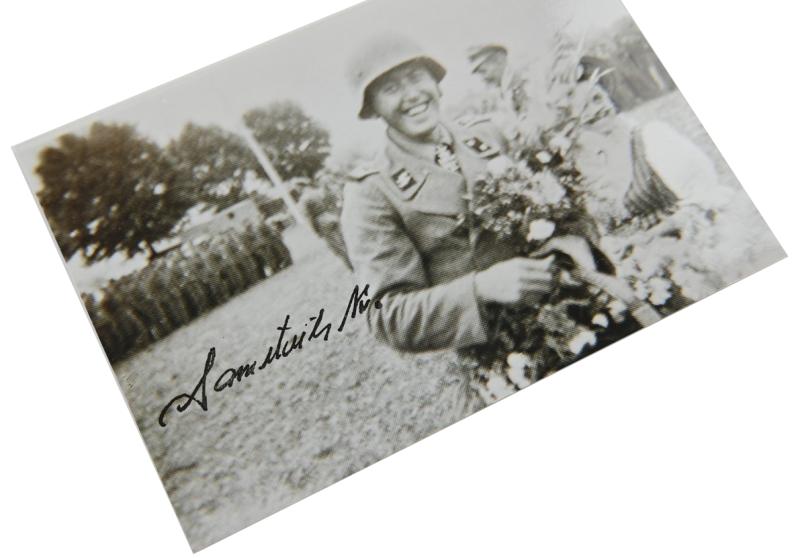 Signature of Waffen-SS KC Recipient 'Kurt Sametreiter'