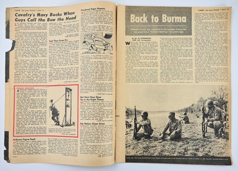 US WW2 Yank Magazine May 19th, 1944