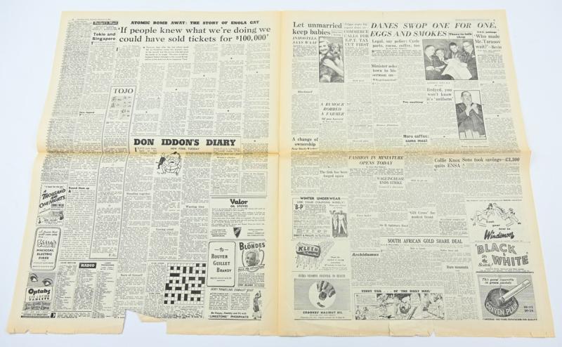 British WW2 Newspaper 'The Daily Mail'
