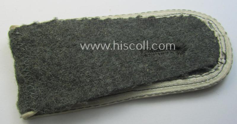 Single, later-war-period (ie. so-called: 'M44'-pattern-), simplified WH (Heeres) NCO-type shoulderstrap as was intended for usage by an: 'Oberfeldwebel eines Infanterie-Rgts.'