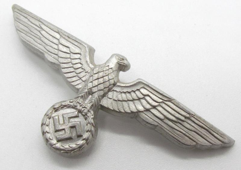 Wehrmacht ( Heer ) metal Cap Eagle F&R 1939