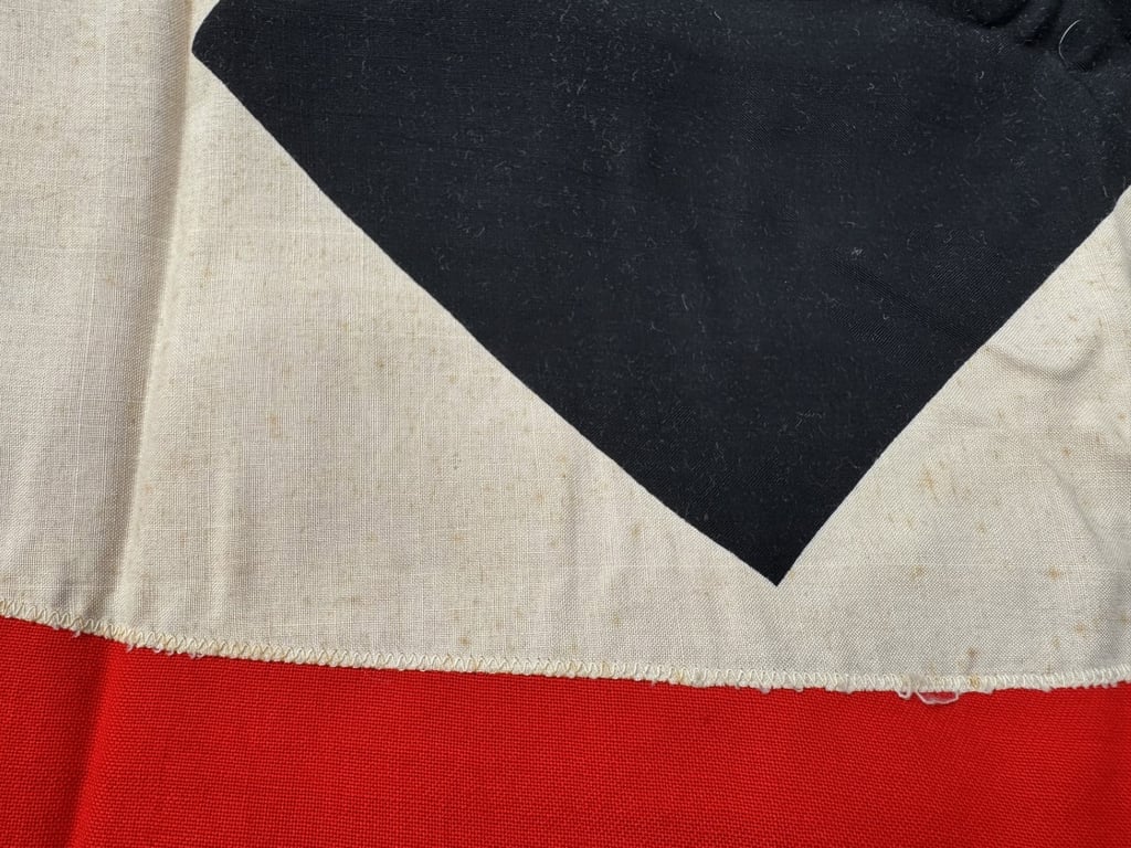 Large NSDAP Double-Sided  Flag – Dutch Wartime Manufacture