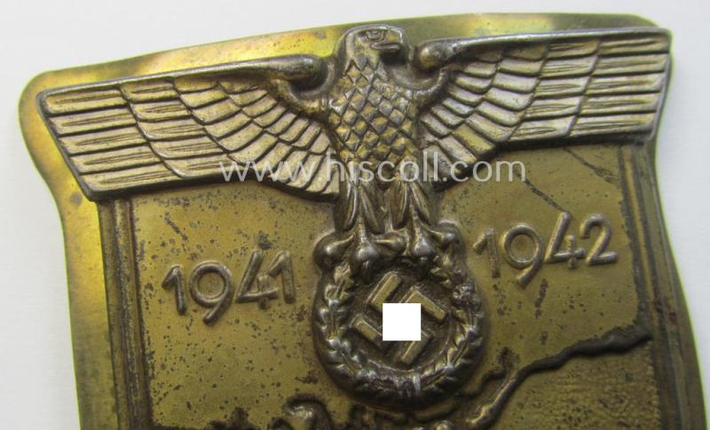 WH (Heeres ie. Waffen-SS etc.) 'Krim'-campaign-shield (as was produced by the company: 'Karl Wurster KG')